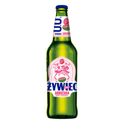 Żywiec Arbużada Bezalkoholowy napój piwny arbuz & truskawka 500 ml
