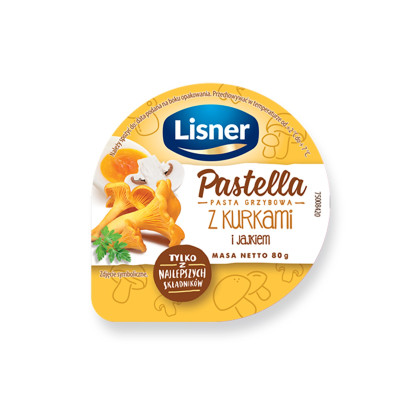 Lisner Pasta jajeczna z kurkami 80 g