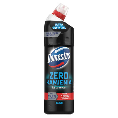 Domestos Zero Kamienia Blue Żel do toalet 750 ml