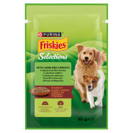 Friskies Selections Karma dla dorosłych kotów w sosie z jagnięciną i marchewką 85 g