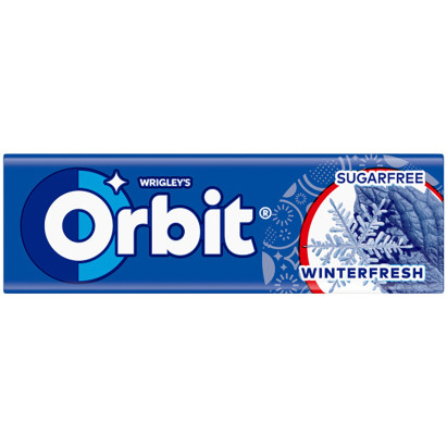 Orbit Winterfresh Bezcukrowa guma do żucia 14 g (10 sztuk)