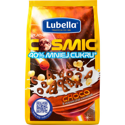 Lubella Cosmic Płatki choco & kosmiczne kamienie 350 g