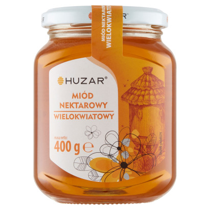 Huzar Miód nektarowy wielokwiatowy 400 g