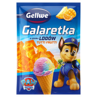 Gellwe Galaretka o smaku lodów tutti frutti 72 g