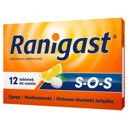 Ranigast S-O-S Tabletki 12 sztuk