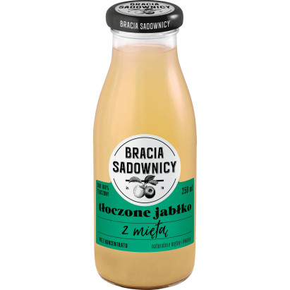 Bracia Sadownicy Sok tłoczone jabłko z miętą 250 ml