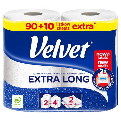 Velvet Extra Long Ręcznik papierowy 2 rolki