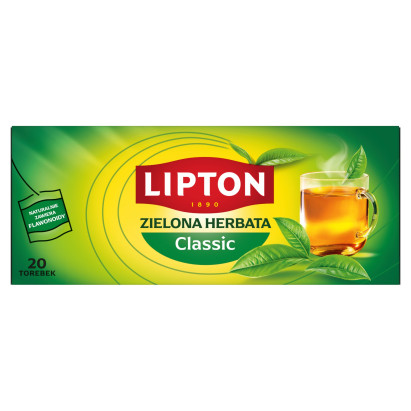 Lipton Classic Zielona herbata 26 g (20 torebek)