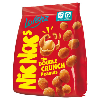 NicNac's Prażone orzeszki ziemne w chrupiącej panierce o smaku pikantnym 125 g