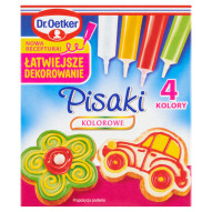 Dr. Oetker Pisaki kolorowe 68 g (4 x 17 g)