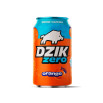 Dzik Zero Gazowany napój o smaku pomarańczowym bez cukru 330 ml