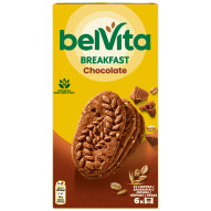 belVita ciastka zbożowe o smaku kakaowym z kawałkami czekolady ciastka zbożowe - 300 g