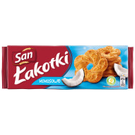 San Łakotki herbatniki kokosowe - 168 g