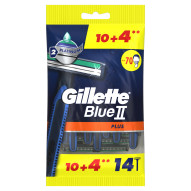 Gillette Blue II Plus Maszynki jednorazowe dla mężczyzn 14 sztuk
