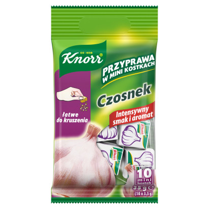 Knorr Przyprawa w mini kostkach czosnek 35 g (10 x 3,5 g)