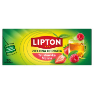 Lipton Zielona herbata truskawka malina 28 g