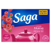 Saga Herbatka owocowa aromatyzowana o smaku malina 34 g (20 torebek)