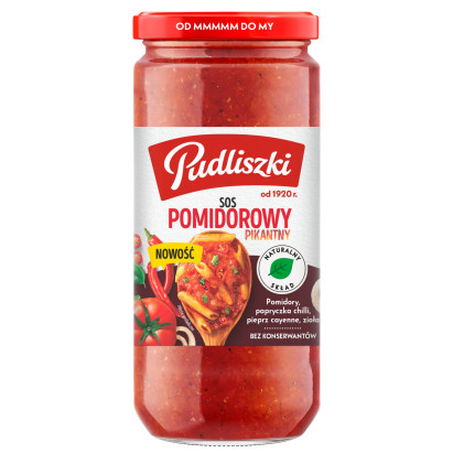 Pudliszki Sos pomidorowy pikantny 480 g