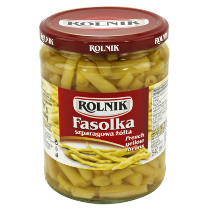 Rolnik Fasolka szparagowa żółta 500 g