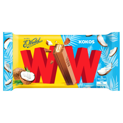 E. Wedel WW Mleczna czekolada & krem kokosowy 45 g
