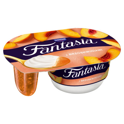 Fantasia Jogurt kremowy z brzoskwiniami 118 g