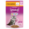 Whiskas Junior Mokra karma dla kociąt z kurczakiem w galaretce 85 g