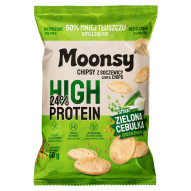 Moonsy Chipsy z soczewicy smak zielona cebulka 60 g