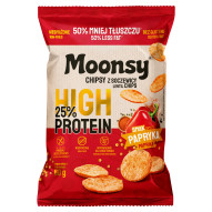 Moonsy Chipsy z soczewicy smak papryka 60 g