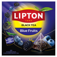 Lipton Blue Fruits Herbata czarna aromatyzowana 34 g (20 torebek)