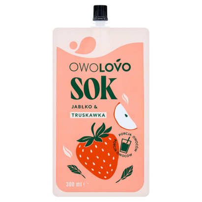 Owolovo Sok jabłko & truskawka 300 ml