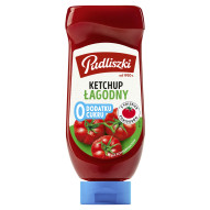Pudliszki Ketchup łagodny 0 dodatku cukru 630 g