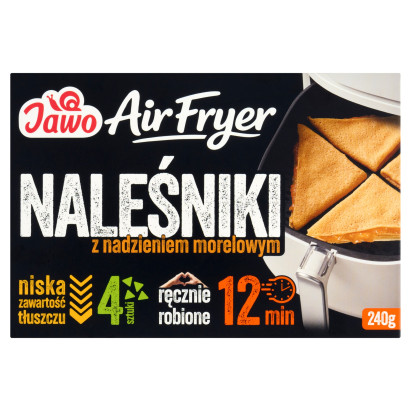 Jawo Air Fryer Naleśniki z nadzieniem morelowym 240 g (4 sztuki)