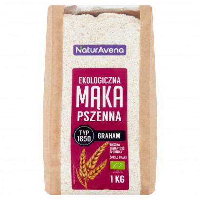 NaturAvena Ekologiczna mąka pszenna graham typ 1850 1 kg