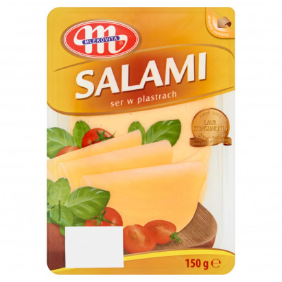 Mlekovita Salami Ser w plastrach 150 g