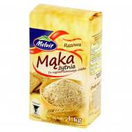 Melvit Mąka żytnia razowa do wypieku domowego chleba 1 kg