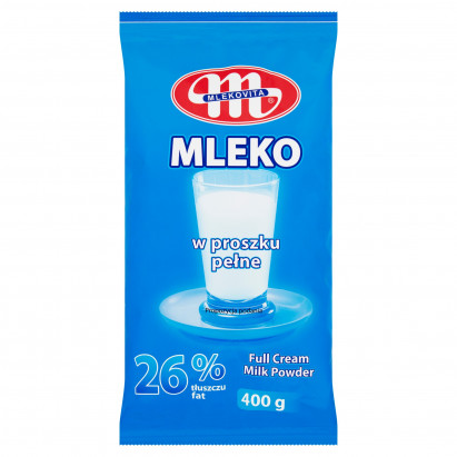 Mlekovita Mleko w proszku pełne 400 g