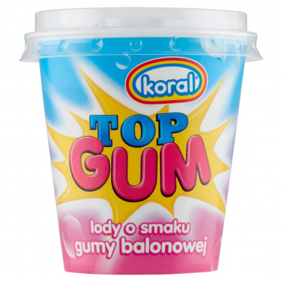Koral Top Gum Lody o smaku gumy balonowej 150 ml