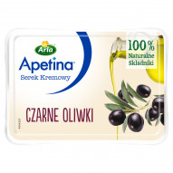 Apetina Serek kremowy czarne oliwki 125 g
