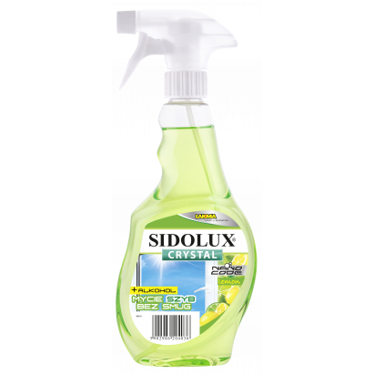 Sidolux Crystal lemon Płyn do mycia szyb zapas 500 ml