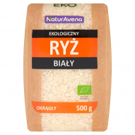 NaturAvena Ekologiczny ryż biały okrągły 500 g