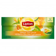 Lipton Herbata zielona cytrusowa 32,5 g (25 torebek)