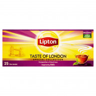 Lipton Taste of London Herbata czarna aromatyzowana 50 g (25 torebek)