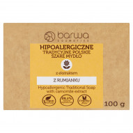 Barwa Hipoalergiczne tradycyjne polskie szare mydło z ekstraktem z rumianku 100 g
