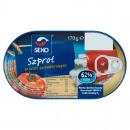 Seko Szprot w sosie pomidorowym 170 g