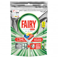 Fairy Platinum Plus Cytryna Kapsułki do zmywarki, 5 kapsułek