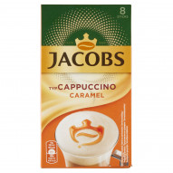 Jacobs Cappuccino Caramel Rozpuszczalny napój kawowy 120 g (8 x 15 g)