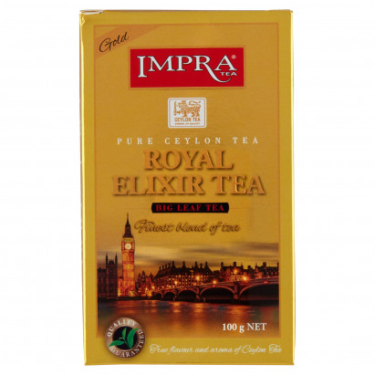 Impra Tea Royal Elixir Gold Czarna liściasta herbata cejlońska 100 g