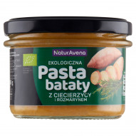 NaturAvena Ekologiczna pasta bataty z ciecierzycy i rozmarynem 185 g