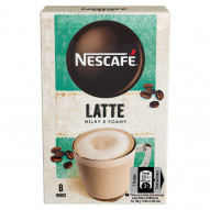Nescafé Latte Rozpuszczalny napój kawowy 120 g (8 x 15 g)