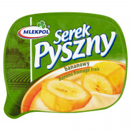 Mlekpol Pyszny Serek bananowy 140 g